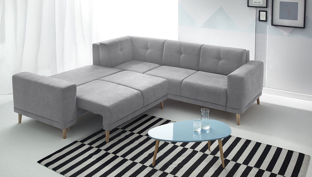 Luna panoramique convertible avec pouf Luna panoramique convertible avec pouf