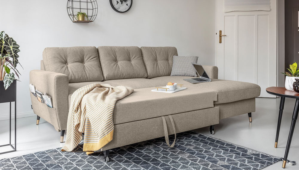 Scandi Deluxe angle convertible coffre Scandi Deluxe angle convertible coffre
