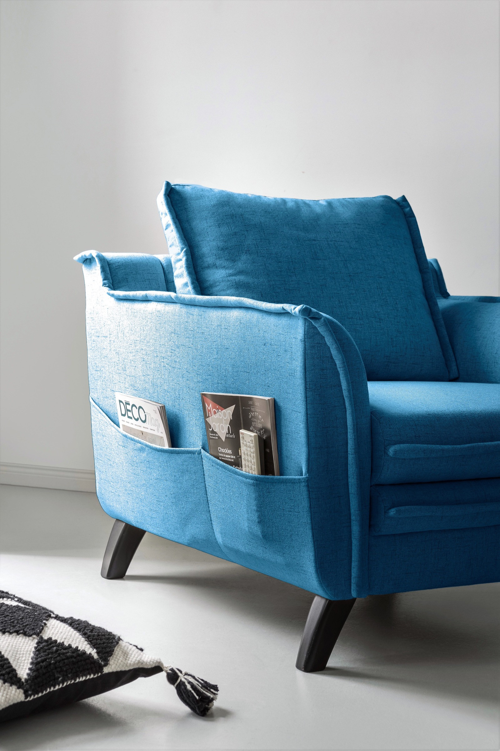 Bobochic fauteuil boho aqua Vente de BOBOCHIC Conforama