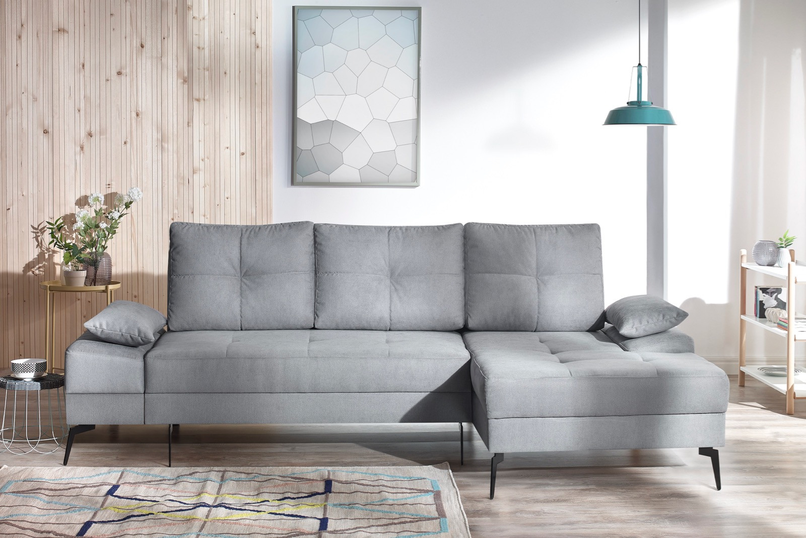 Corner Sofa Convertible With Trunk Sven Iii