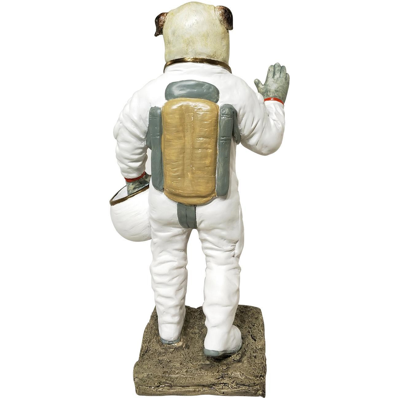 Statue MED chien astronaute