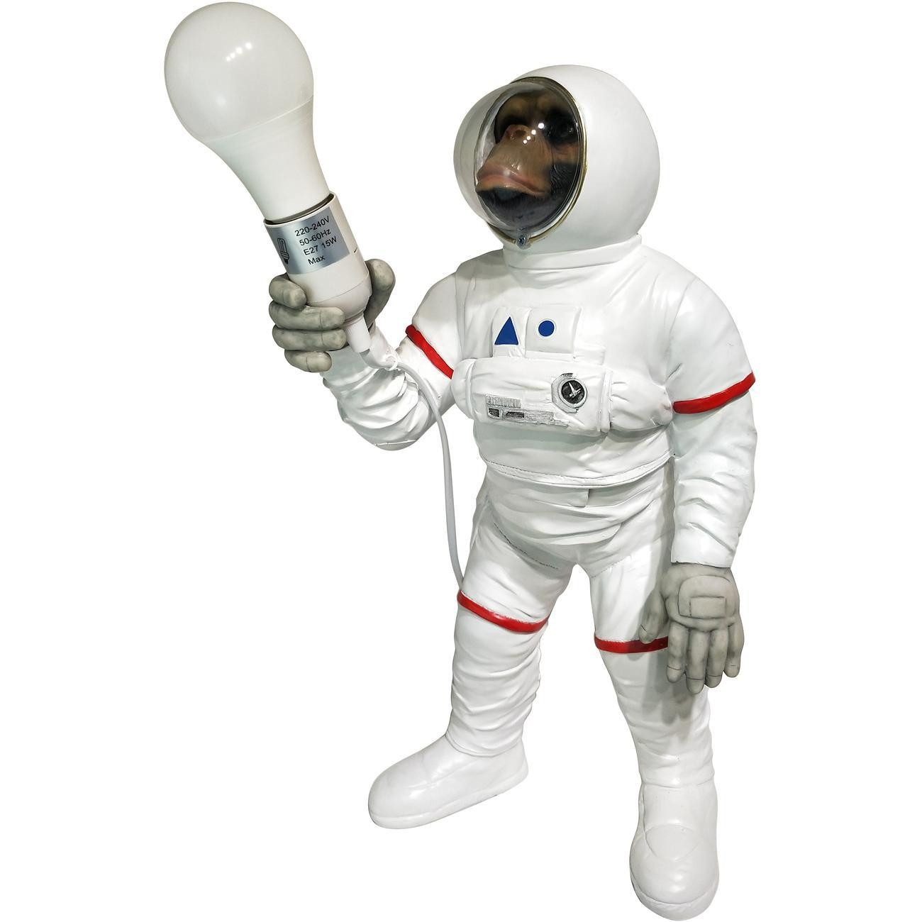 Statue lampe STUE singe astronaute