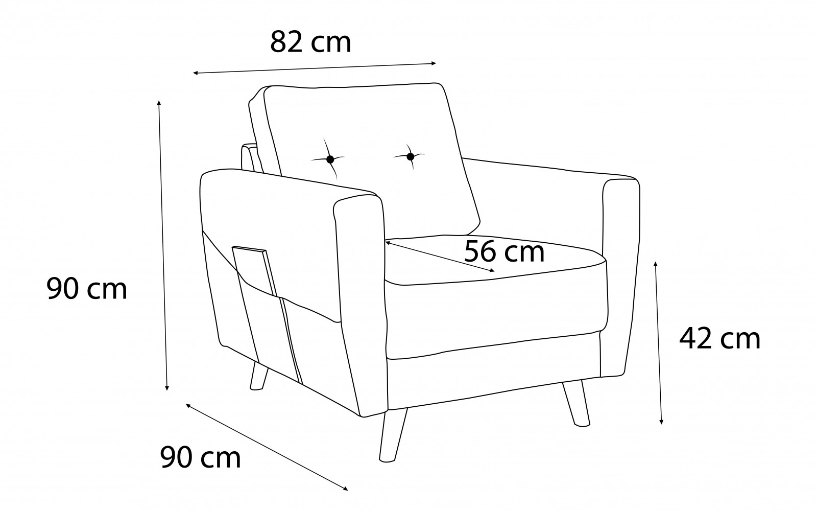 Fauteuil Scandi Fauteuil Scandi