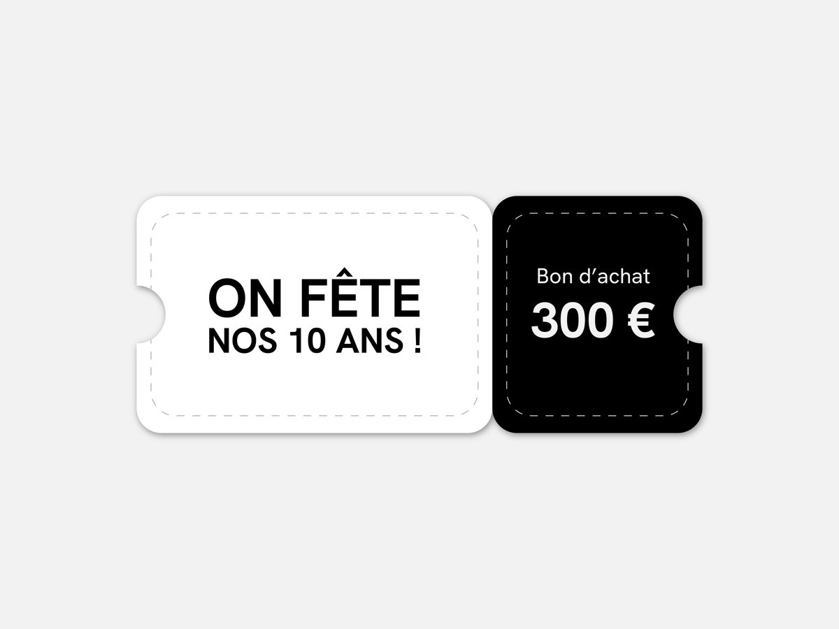 Bon d'achat 300&nbsp;€